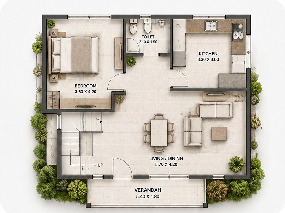 AI Floor Plan preview