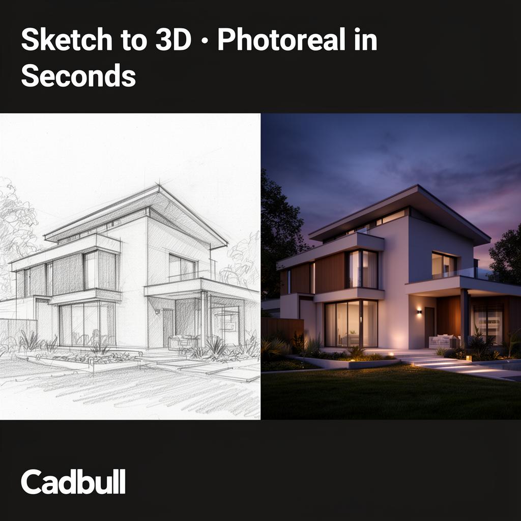 Sketch to 3D — Turn Hand Sketches into Photoreal 3D Renders | AI ...